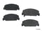 Front Disc Brake Pads Honda Civic Accord Del Sol CRX-0
