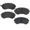 Front Disc Brake Pads for Nissan 240sx wo ABS KA24DE 89-96-0