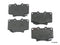 Front Brake Pads for FzJ80 Toyota Land Cruiser Lexus LX450-0