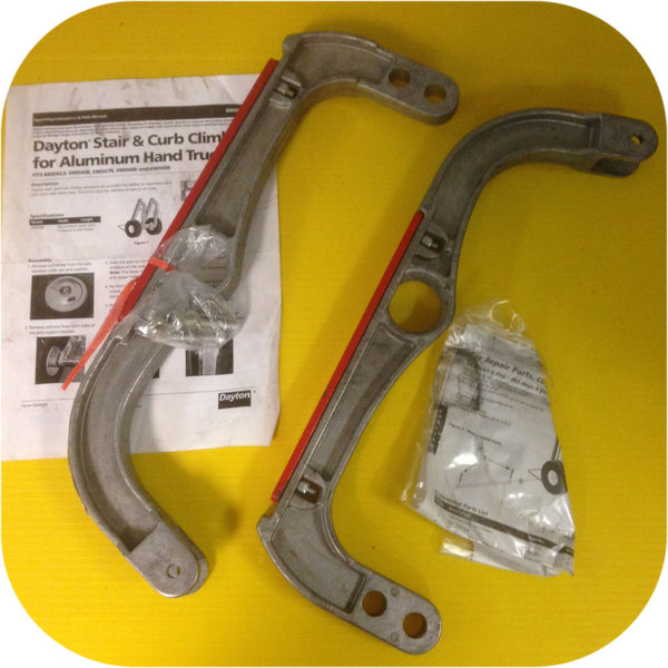 Dayton Stair & Curb Climber for Aluminum Hand Trucks 6W052A New Back Legs-0