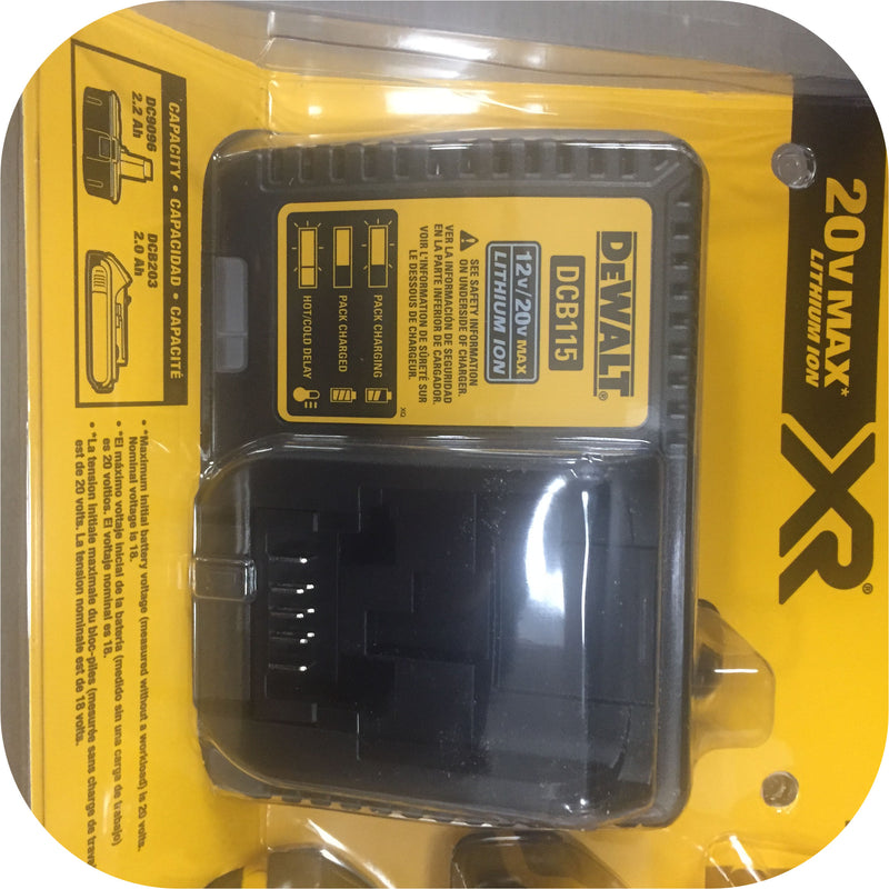 Dewalt DCA2203C 18v to 20v Battery Combo Adapter Kit Tool Charger Drill Saw Lite-21670