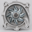 Engine water pump impeller-side view