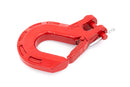 Winch Hook - Forged, Red
