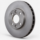 Front vented brake rotor three-quarter view