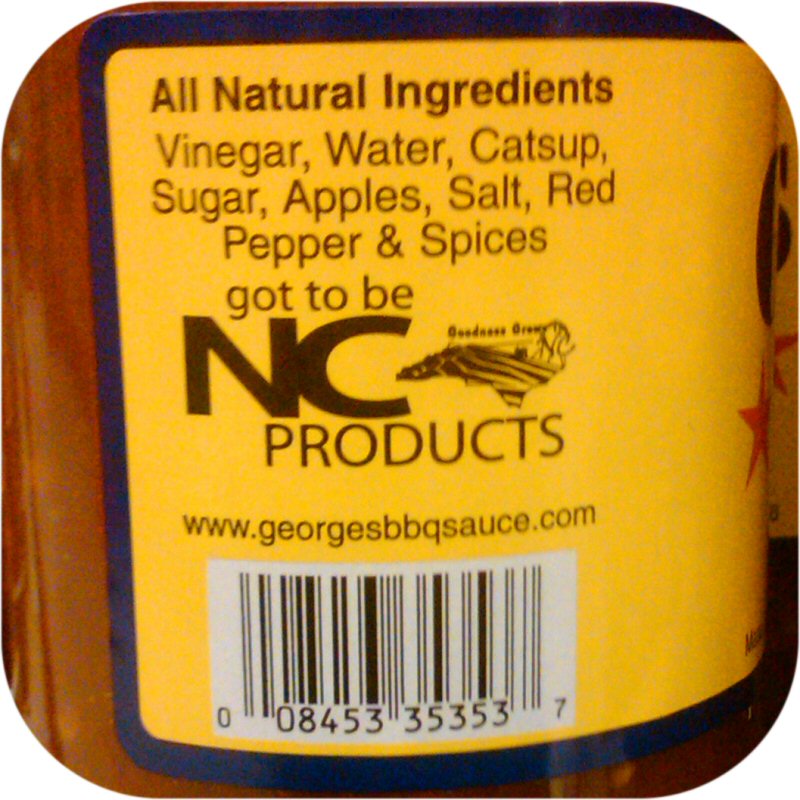 George's Honey BBQ Wing Sauce Marinade Chicken Hot Dip-4447