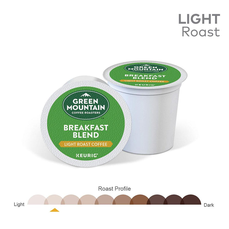 Green Mountain Breakfast Blend Coffee 100 ct Keurig K cup Pods