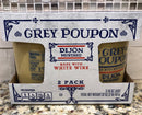 Grey Poupon Dijon Mustard TWO 16 oz Jars made with white wine