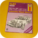 Repair Manual Book Audi 4000 80-87 Quattro Coupe Owners-0