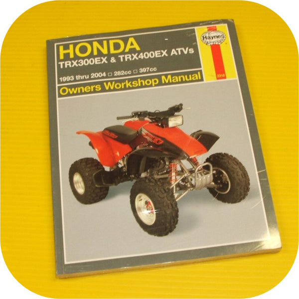 Repair Manual Book Honda 300ex 400ex ATV 4Wheeler NEW-0