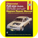 Repair Manual Book Chevy Caprice Impala Biscayne BelAir-0
