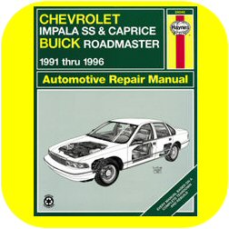 Repair Manual Book Chevy Impala SS Caprice Roadmaster-0