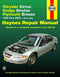 Repair Manual Book Dodge Stratus Plymouth Breeze Cirrus-0