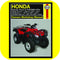 Repair Manual Book Honda Rancher Recon TRX250EX 4X4-0