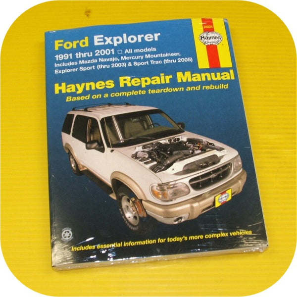 Repair Manual Book Ford Explorer Navajo Mountaineer NEW-0