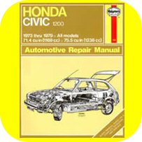 Repair Manual Book Honda Civic 1200 73-79 Owners Shop-0