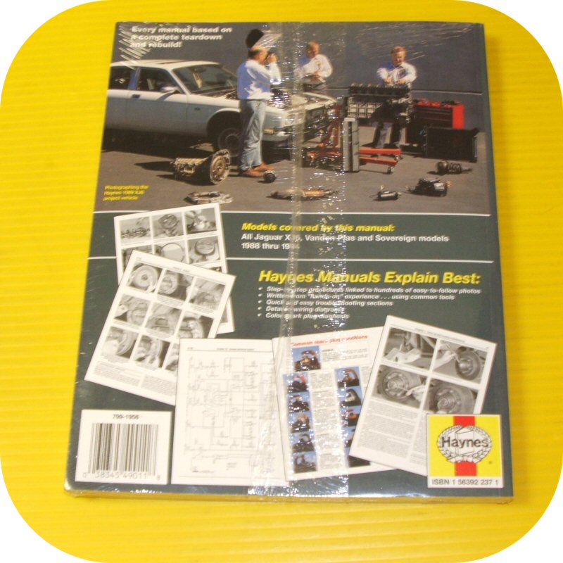 Repair Manual Book Jaguar XJ6 XJ40 88-94 Owners XJ-6-11229