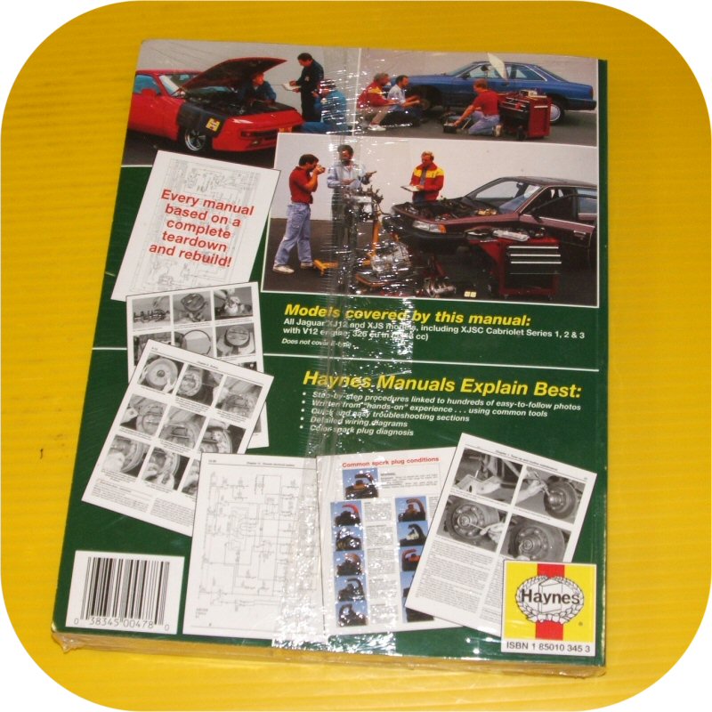 Repair Manual Book Jaguar XJ12 XJS 72-85 V12 Owners 5.3-11231