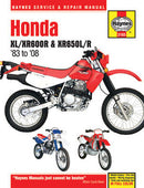 Repair Manual Book Honda XL/XR600R and XR650L/R 83-08-0