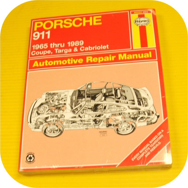 Repair Manual Book Porsche 911 Owners Targa Carrera NEW-0