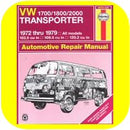 Repair Manual Book VW Transporter Van Bus Volkswagen-0