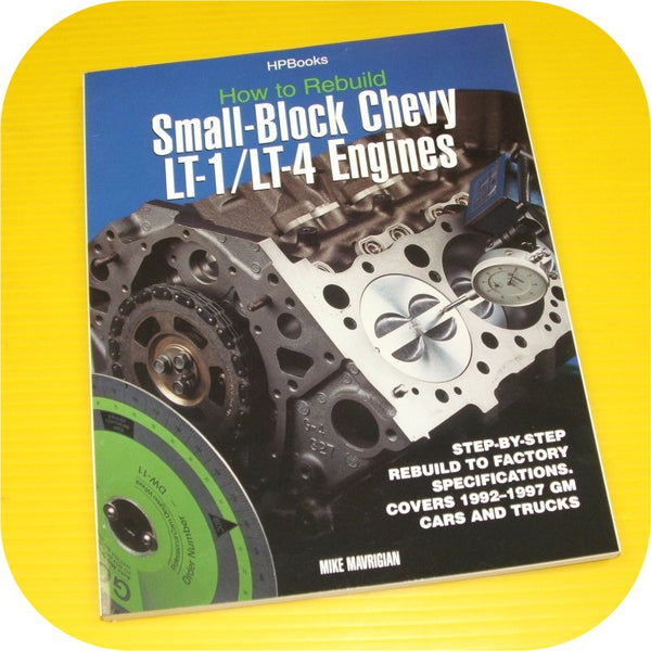 Chevy Camaro Corvette LT1 LT4 Rebuild Manual Z28 350 V8 C4 Trans Am-0