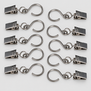 10 pack Stainless Party Light Hangers Travel Pop Up Travel Trailer Camper RV on light gray background
