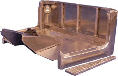 Aluminum Cab Tub for FJ45 Land Cruiser Pickup-0