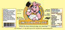 2 BOTTLES Jim’s Own MUSTARD Bar-B-Q Sauce 16oz BBQ Barbecue Pork Beef NC