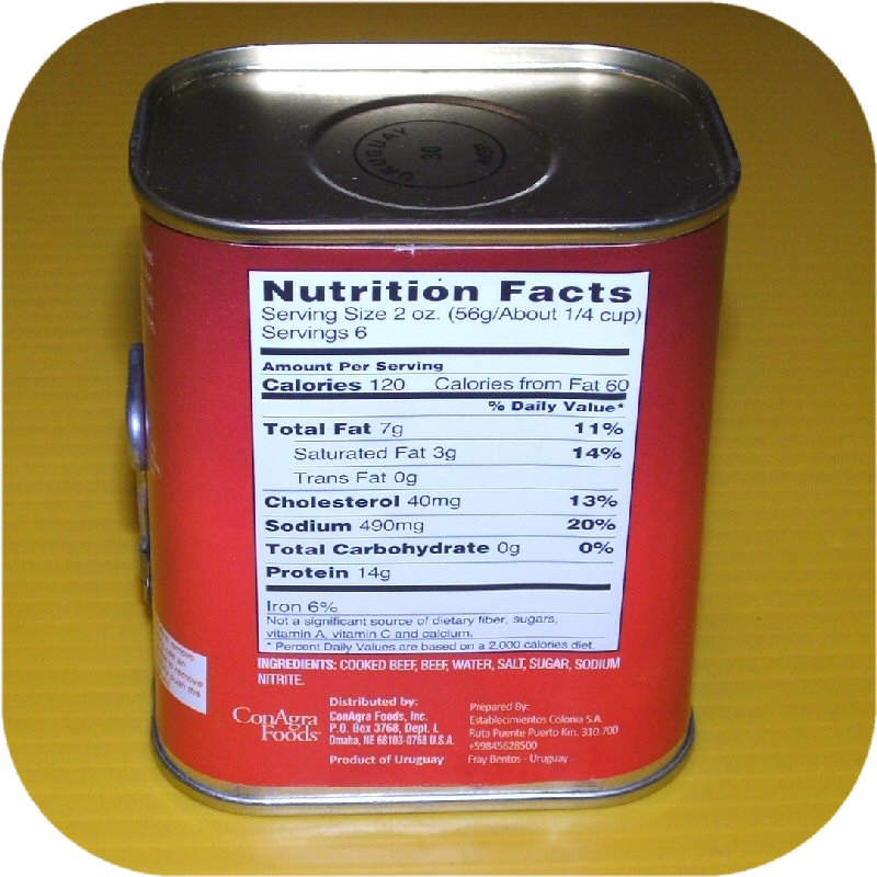 Libby Corned Beef 12oz Can Sandwich Meat Spread-18700