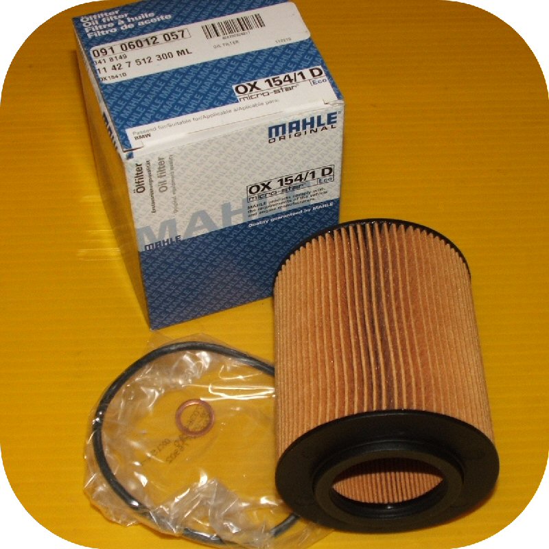 Mahle Oil Filter BMW 323 325 328 330 525 528 530 X3 X5 Z3 Z4 i Ti iC E36 E39 E46-19052