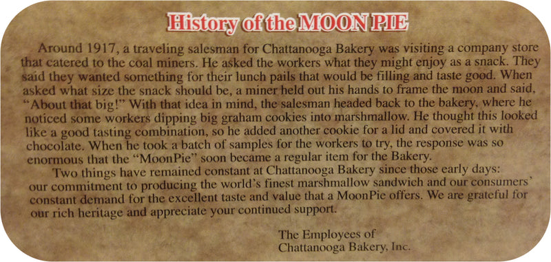 Dozen Single Decker Chocolate Moon Pie Graham Marshmallow MoonPie Cake Original-19827
