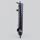 Nissens 68005A radiator with oil cooler for Saab 9-5 automatic, side view