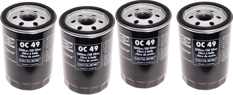 4 Oil Filters BMW 325 e i iC 525 528 E28 E30 E34-0