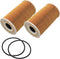 2 Oil Filters Porsche 911 996 Boxster Carrera Cayenne GT-0
