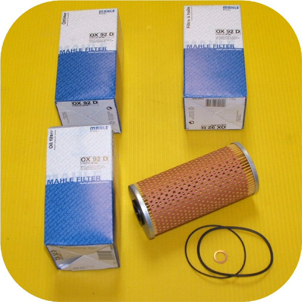 3 Oil Filters Mercedes Benz E420 E500 400E 500E 124 210 (eBay #300072072956, georgescar)-0