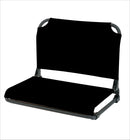 Extra-Wide Stadium Seat with Hooks, Rich Black