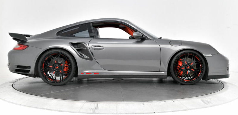 PAIR Porsche Logo Decal Sticker 911 956 944 Carrera Boxster Cayenne Panamera GT-0