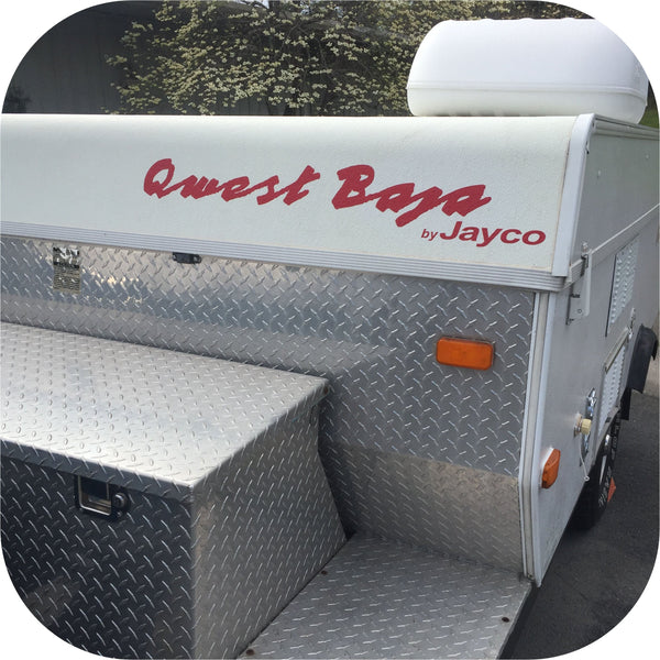 Decal for Jayco Qwest BAJA Pop Up Camper Travel Trailer Sticker RV Red 10Z-0