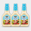 3 Bottles Clover Valley Buttermilk Ranch Dressing, 24 fl oz