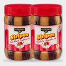 2 Jars Clover Valley Stripes Peanut Butter & Strawberry Jelly, 18 oz