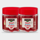 2 Jars Clover Valley Beef Bouillon Cubes, 3.25 oz