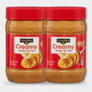 2 Jars Clover Valley Creamy Peanut Butter, 16 oz