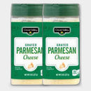 2 Containers Clover Valley Grated Parmesan Cheese, 8 oz