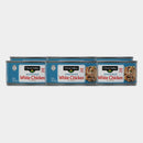 6 Cans Clover Valley Shredded White Chicken, 10 oz