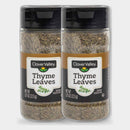 2 Jars Clover Valley Thyme Leaves, 0.75 oz
