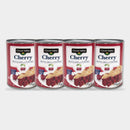 4 Cans Clover Valley Cherry Pie Filling, 21 oz