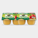 2 Packs Clover Valley Unsweetened Applesauce, 16 oz, 4 ct