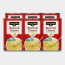 6 Cans Clover Valley Broccoli Cheese Condensed Soup, 10.5 oz