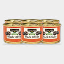 6 Cans Clover Valley Sliced Black Olives, 2.25 oz