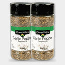 2 Jars Clover Valley Garlic Pepper, 2.5 oz